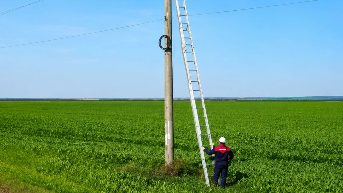 alt="Modernizarea liniilor electrice de 20 kV prin instalarea tecilor electroizolante în zona Caracal, Scornicești și Corabia"